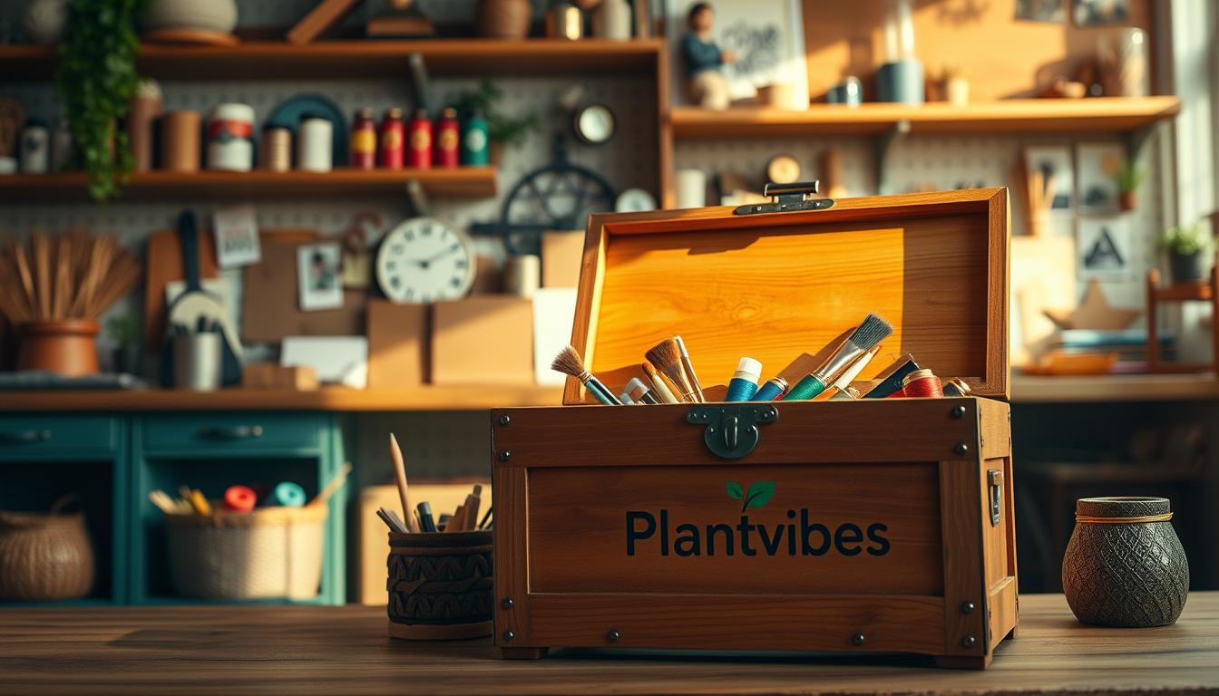 DIY-Schatztruhe-Ideen zur Organisation deiner Bastelmaterialien